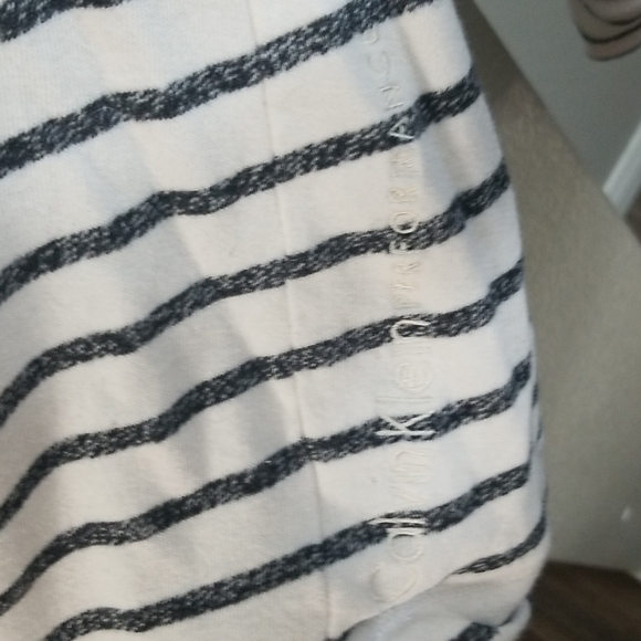 Calvin Klein Performance Striped L/S Lightweight Sweatshirt Size M - Picture 2 of 9